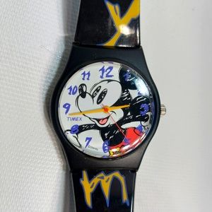 Rare Disney Store Timex Limited Release Mickey Mouse Comic Strip Wrist Watch